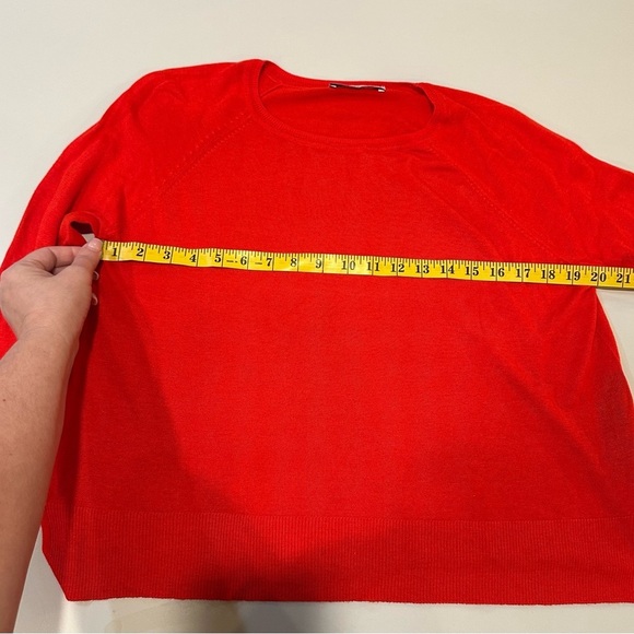 Zara Red knit Sweater Size Small - Picture 5 of 6